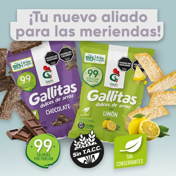 Gallitas ¡Tu nuevo aliado para las meriendas!